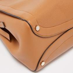 Kate Spade Brown Leather Large Knott Satchel