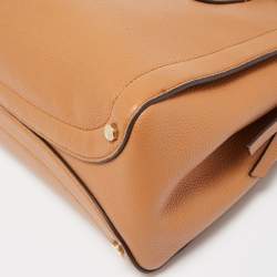Kate Spade Brown Leather Large Knott Satchel