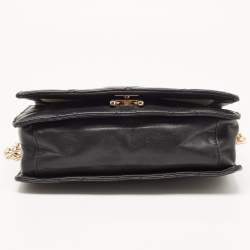 Pre Owned Kate Spade Black Leather Emerson Place Vivenna Shoulder Bag