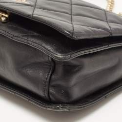 Pre Owned Kate Spade Black Leather Emerson Place Vivenna Shoulder Bag
