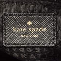 Pre Owned Kate Spade Black Leather New York Meow Sammi Backpack