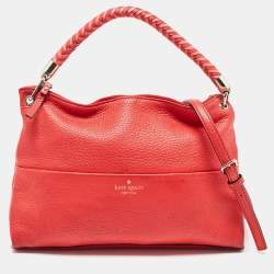 Kate Spade Red Leather Elliot Place Carmina Shoulder Bag