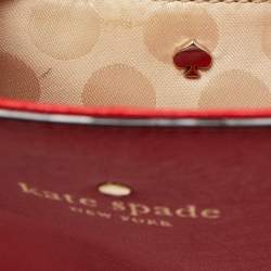 Pre Owned Kate Spade Red Leather Harmony Tote
