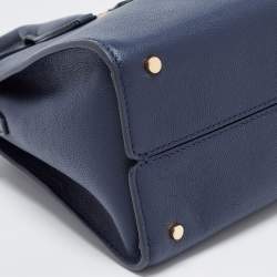 Pre Owned Kate Spade Dark Blue Leather Toujour Tote