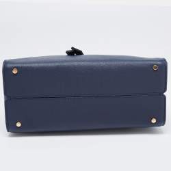 Pre Owned Kate Spade Dark Blue Leather Toujour Tote