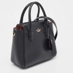 Kate Spade Black Leather Carter Street Kylie Satchel