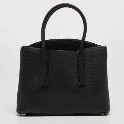 Pre Owned Kate Spade Black Leather Margaux Tote