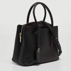 Pre Owned Kate Spade Black Leather Margaux Tote