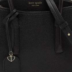 Pre Owned Kate Spade Black Leather Margaux Tote