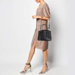 Pre Owned Kate Spade Black Leather Margaux Tote