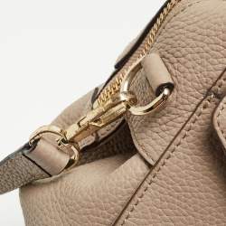 Pre Owned Kate Spade Beige Leather Alice Street Adriana Satchel