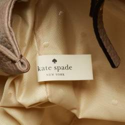 Pre Owned Kate Spade Beige Leather Alice Street Adriana Satchel