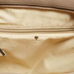 Pre Owned Kate Spade Beige Leather Alice Street Adriana Satchel