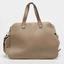 Pre Owned Kate Spade Beige Leather Alice Street Adriana Satchel