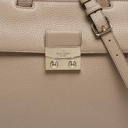 Pre Owned Kate Spade Beige Leather Alice Street Adriana Satchel