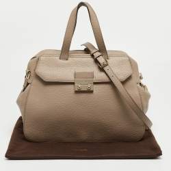 Pre Owned Kate Spade Beige Leather Alice Street Adriana Satchel