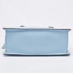 Kate Spade Light Blue Leather Mulberry Street Leighann Tote