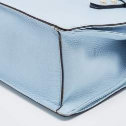 Kate Spade Light Blue Leather Mulberry Street Leighann Tote