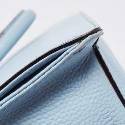 Kate Spade Light Blue Leather Mulberry Street Leighann Tote
