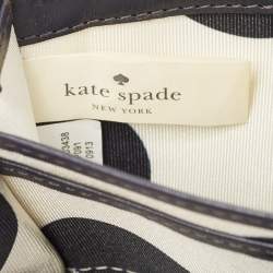 Pre Owned Kate Spade Blue Leather Zip Around Wallet