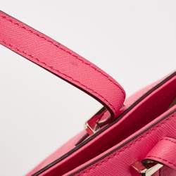 Pre Owned Kate Spade Pink Leather Cedar Street Harmony Tote