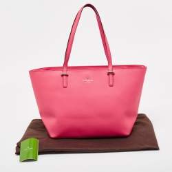 Pre Owned Kate Spade Pink Leather Cedar Street Harmony Tote