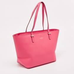 Pre Owned Kate Spade Pink Leather Cedar Street Harmony Tote