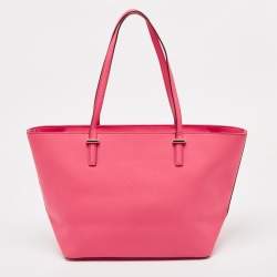 Pre Owned Kate Spade Pink Leather Cedar Street Harmony Tote