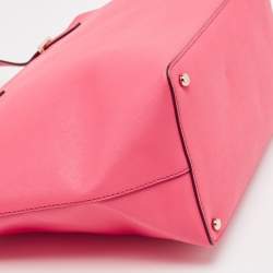 Pre Owned Kate Spade Pink Leather Cedar Street Harmony Tote