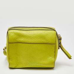 Kate Spade Green Leather Floral Lasercut Crossbody Bag 