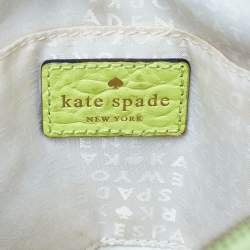 Kate Spade Green Leather Floral Lasercut Crossbody Bag 