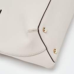 Pre Owned Kate Spade Grey Leather Cedar Street Maise Satchel