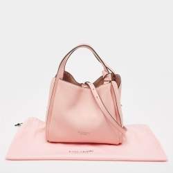 Pre Owned Kate Spade Pink Leather Knott Crossbody Shoulder Bag