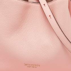 Pre Owned Kate Spade Pink Leather Knott Crossbody Shoulder Bag