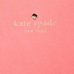 Pre Owned Kate Spade Neon Pink Leather Cedar Street Maise Satchel