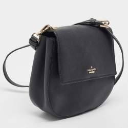 Pre Owned Kate Spade Black Leather Cameron Street Byrdie Crossbody Bag