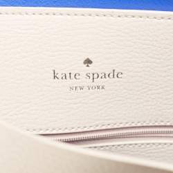 Kate Spade Off-white Leather Foster Court Tasha Tote