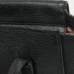 Pre Owned Kate Spade Black Leather Mini Daniels Drive Abigail Satchel 