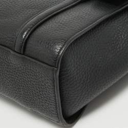 Pre Owned Kate Spade Black Leather Mini Daniels Drive Abigail Satchel 