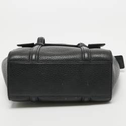 Pre Owned Kate Spade Black Leather Mini Daniels Drive Abigail Satchel 