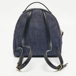 Pre Owned Kate Spade Blue Denim Grove Street Poppy Sammi Backpack