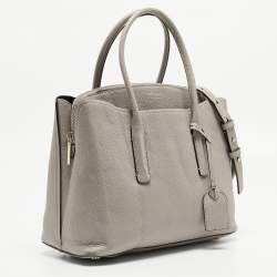 Kate Spade Grey Leather Large Margaux Satchel