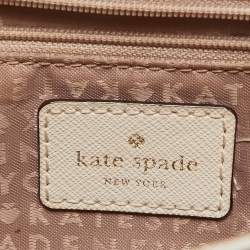 Kate Spade Off White Leather Charline Arbour Hill Top Handle Bag
