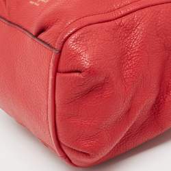 Kate Spade Red Leather Katie Bucket Crossbody Bag