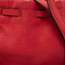 Kate Spade Red Leather Katie Bucket Crossbody Bag