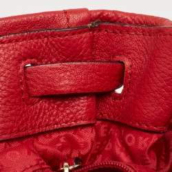 Kate Spade Red Leather Katie Bucket Crossbody Bag