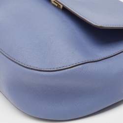 Kate Spade Blue Leather Cameron Street Byrdie Crossbody Bag