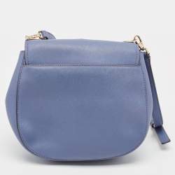 Kate Spade Blue Leather Cameron Street Byrdie Crossbody Bag