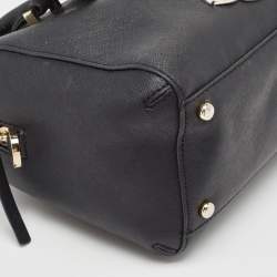 Pre Owned Kate Spade Black Leather French Bulldog Satchel