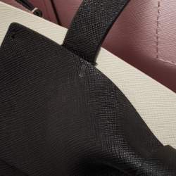 Kate Spade Black/White Leather Bow Tote